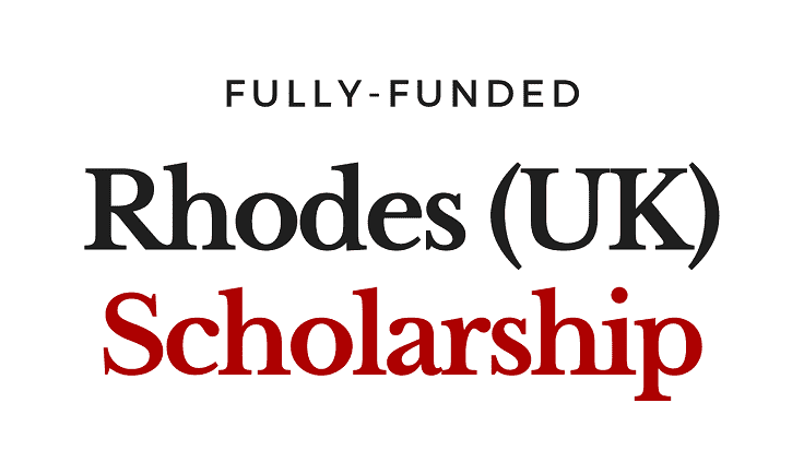 Rhodes Scholarships 2021-2022 (Applications Open)