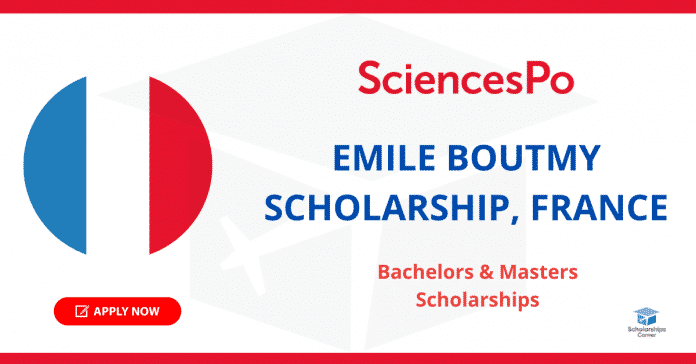 Emile Boutmy Scholarships 2021